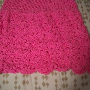 Womens pink miniskirt